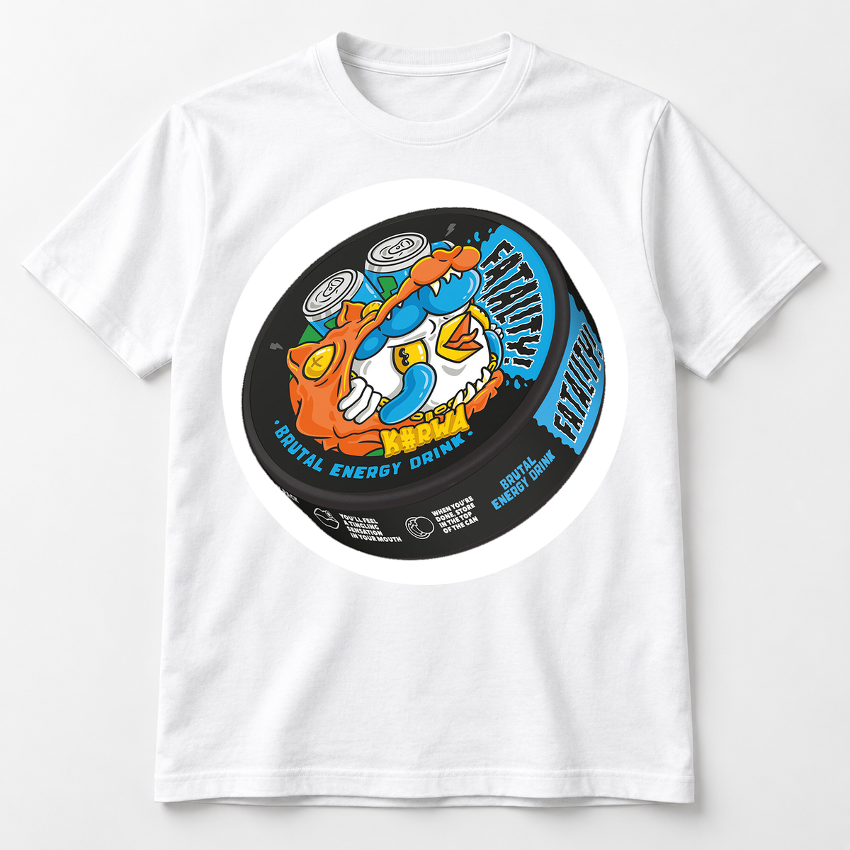 KURWA Fatality Brutal Energy Drink T-Shirt