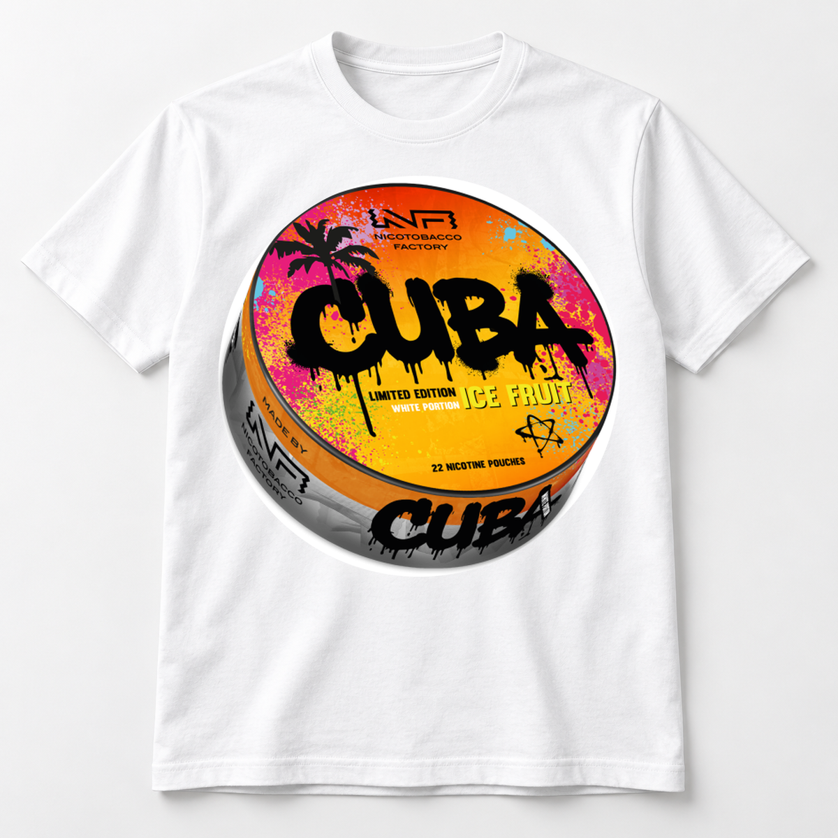 CUBA White Limited Edition Ice Fruit T-Shirt