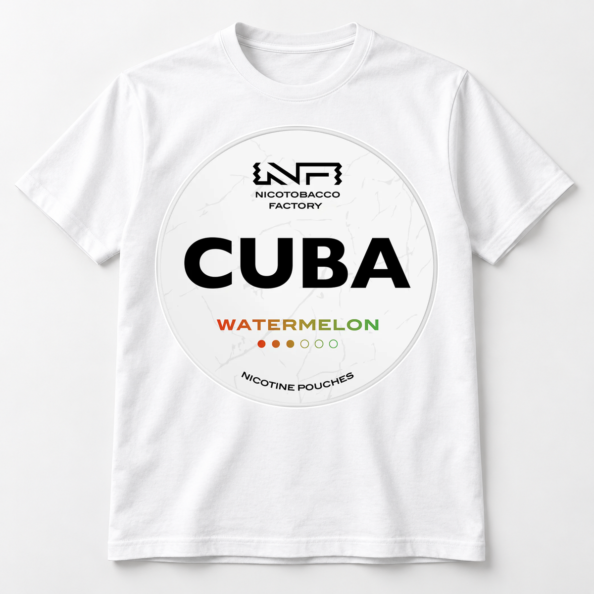 Cuba White Watermelon T-Shirt