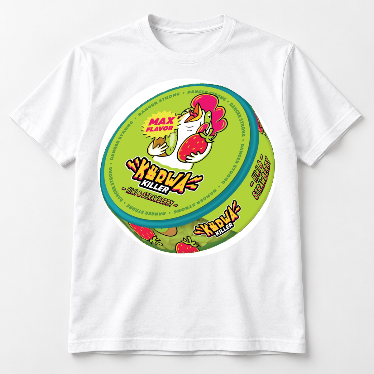 KURWA Killer Kiwi & Strawberry T-Shirt