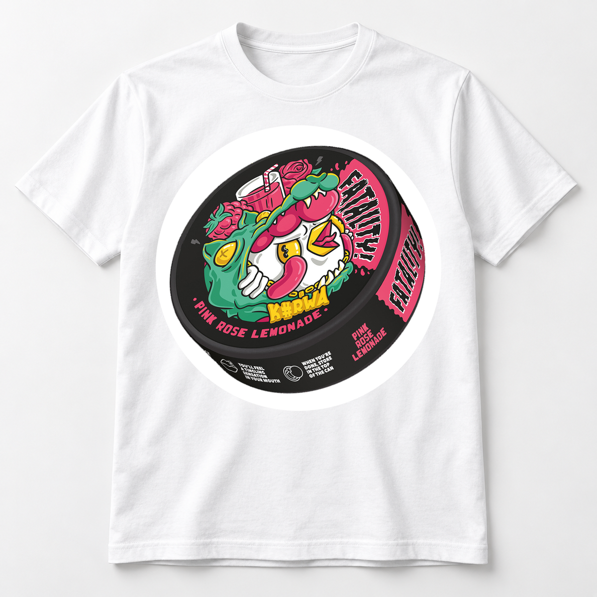 KURWA Fatality Pink Rose Lemonade T-Shirt