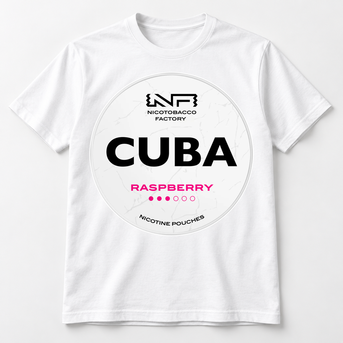 Cuba White Raspberry T-Shirt