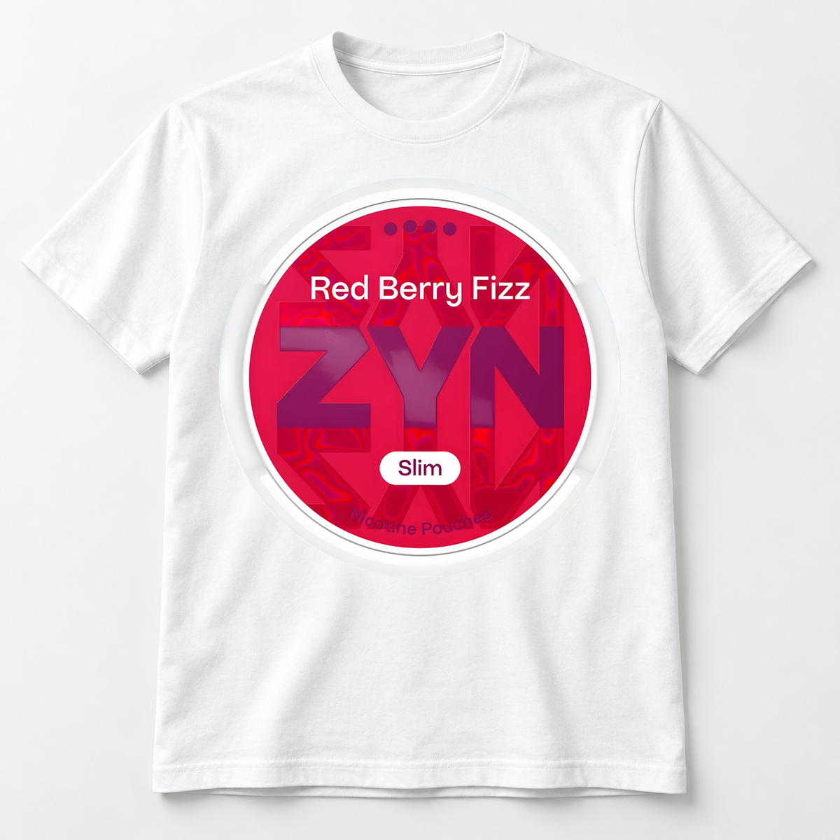 ZYN Red Berry Fizz Slim Strong T-Shirt