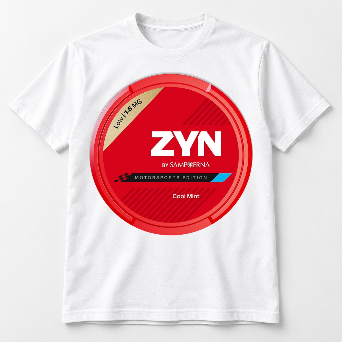ZYN Cool Mint Mini Low Motorsports Edition (IDN) T-Shirt
